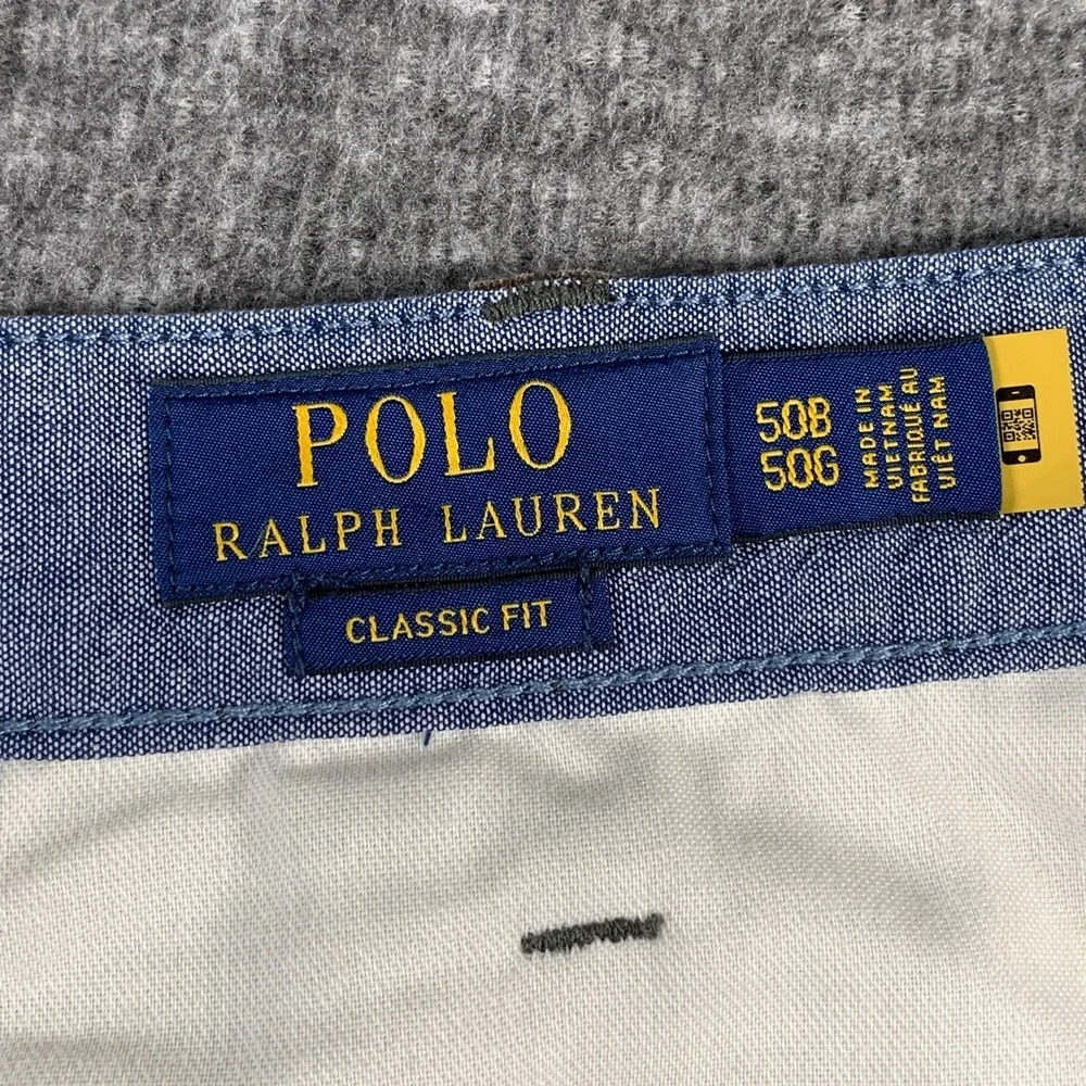 Polo Ralph Lauren Camo Chino Shorts Men 50B Oversize Military Army Classic Fit